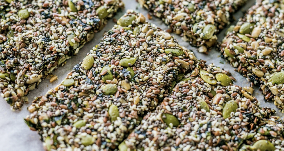 Nori Seed Crackers Recipe, gluten free, grain free, dairy free, paleo, vegan, easy, naturopath recipe