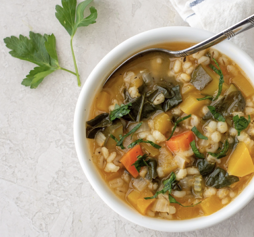 Vegetable Barley Soup Recipe, healthy soup, naturopath recipes